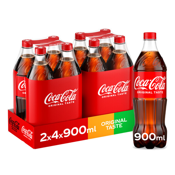 Coca-Cola classic 2x4 x 0.9l PET, large