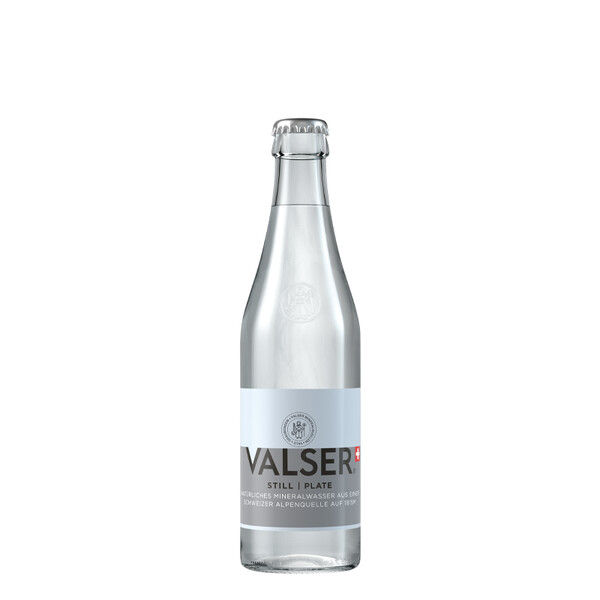 Valser Plate caisse 24 x 0.33l verre, large