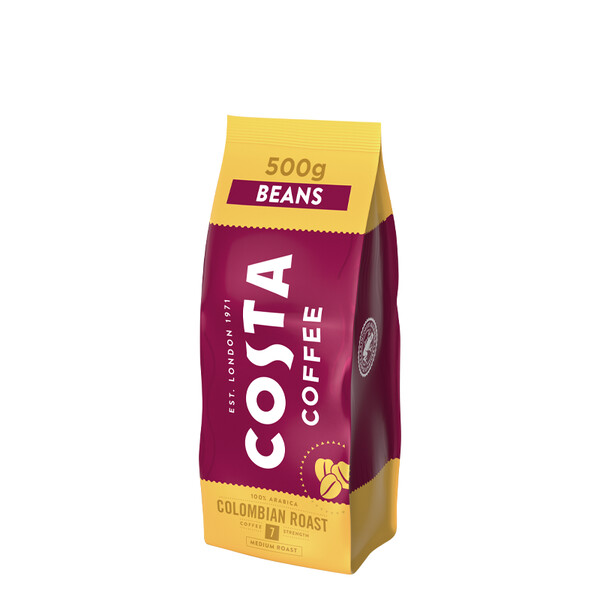 Costa Coffee Colombian Roast coffee beans 1 x 0.5kg, large