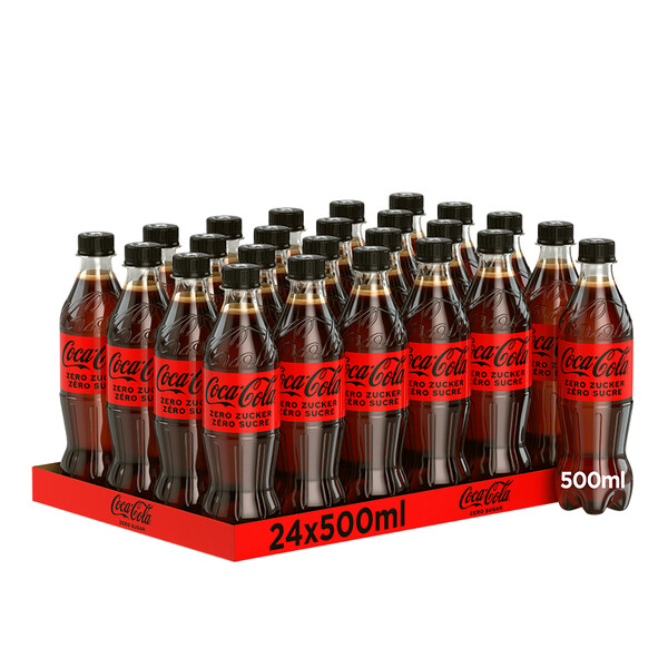 Coca-Cola zero 24 x 0.5l PET, large
