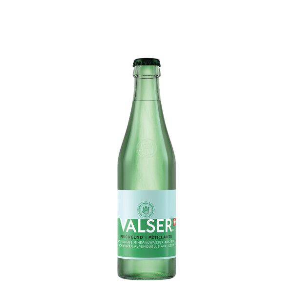 Valser Pétillante caisse 24 x 0.33l verre, large