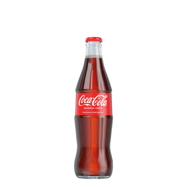 Coca-Cola classic caisse 24 x 0.33l verre, large