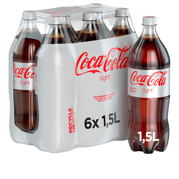 Coca-Cola light 6 x 1.5l PET, large