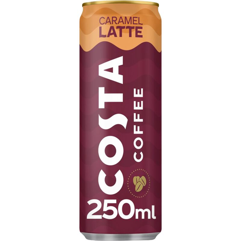 Costa Coffee Caramel Latte 12 x 0.25L Dose, large