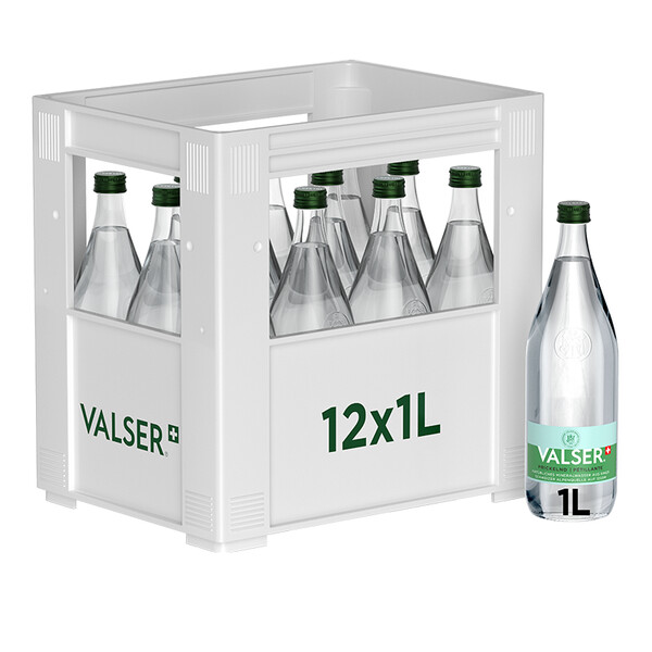 Valser Pétillante 12 x 1.0l verre, large