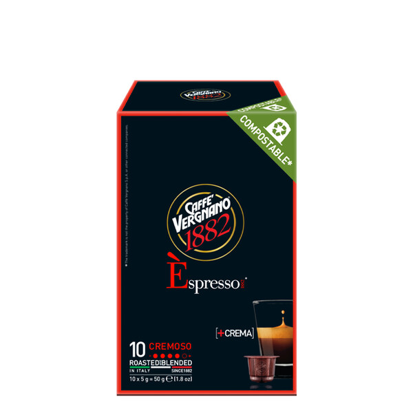 Vergnano Espresso Cremoso 10 NCC capsules, large