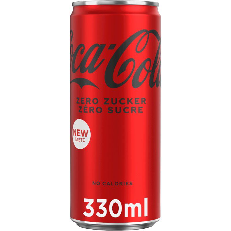 Coca-Cola zero Zucker 24 x 0.33l Dose, large
