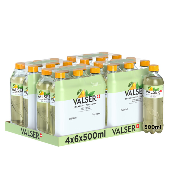 Valser Birne & Melisse 24 x 0.5l PET, large