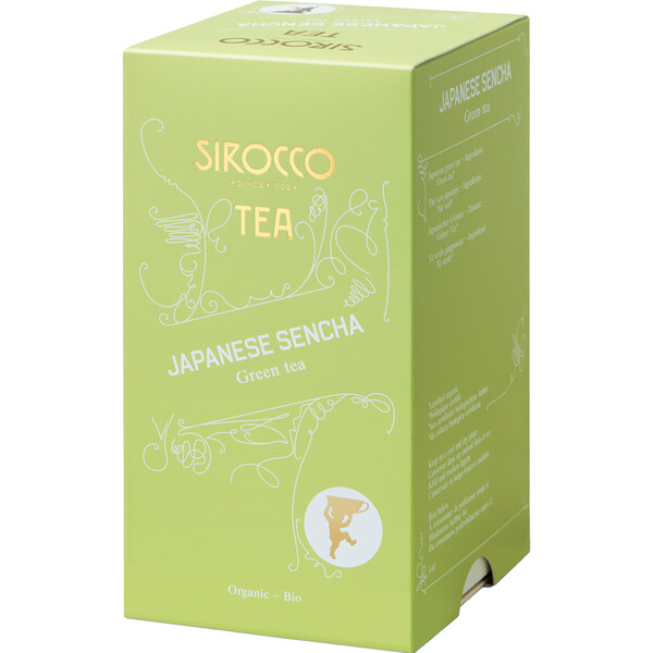 Sirocco Japanese Sencha 20 x 2g Tè in Sachets, large