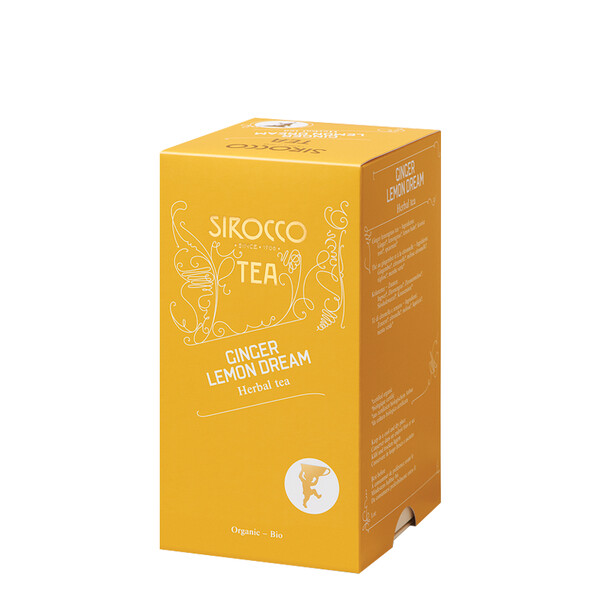 Sirocco Ginger Lemon Dream 20 x 2g Tee in Sachets, large