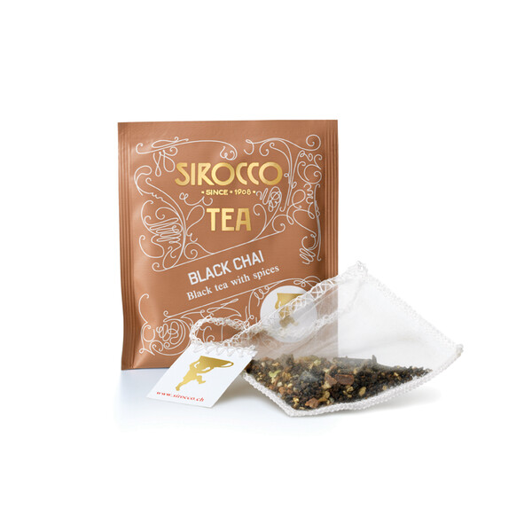 Sirocco Black Chai 20 x 2.5g Tea in sachets, large