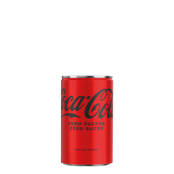 Coca-Cola zero Zucker 12 x 0.15l Dose, large