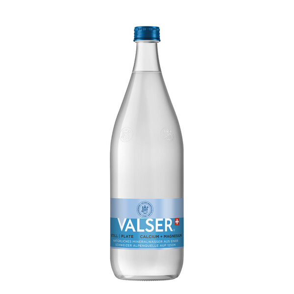 Valser Still Calcium + Magnesium Harass 12 x 1.0l Glas, large