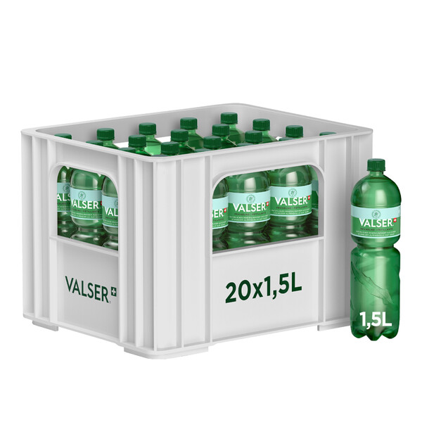 Valser Prickelnd crate 20 x 1.5l PET, large