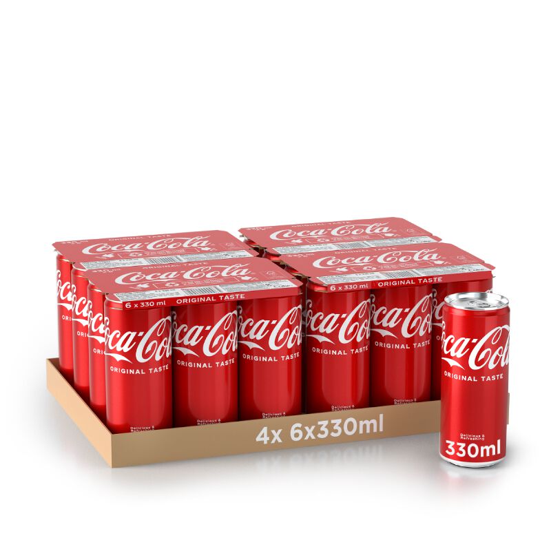 Coca-Cola classic 24 x 0.33l Dose, large