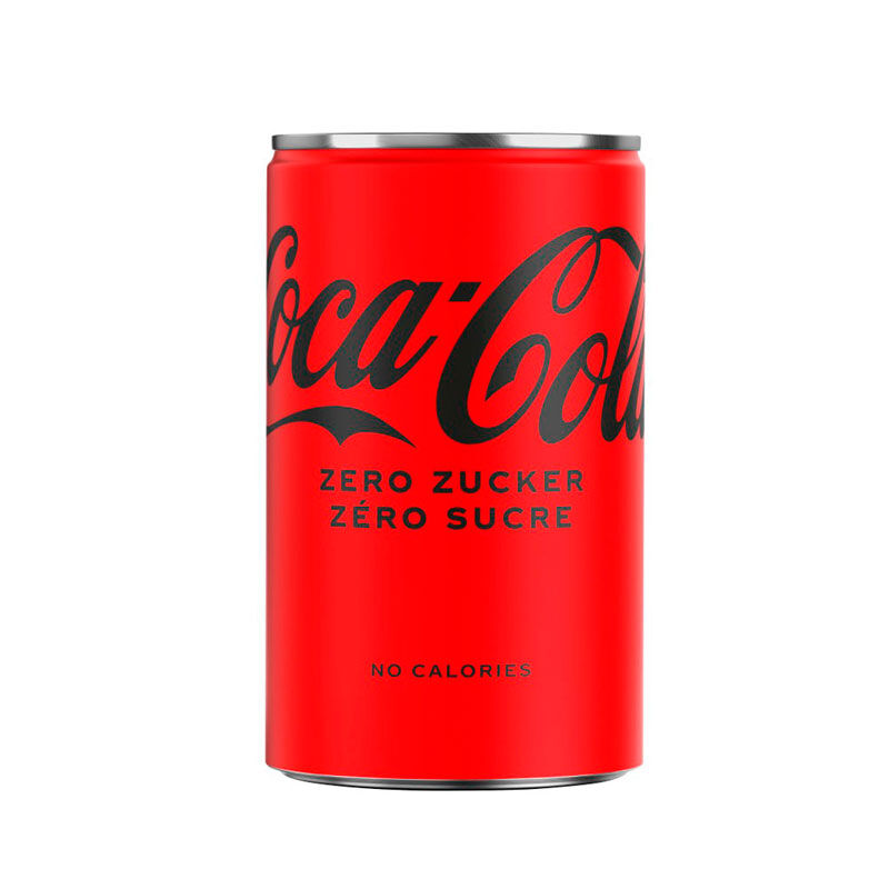 Coca-Cola zero Zucker 12 x 0.15l Dose, large