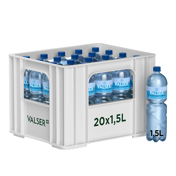 Valser Still Calcium + Magnesium crate 20 x 1.5l PET, large
