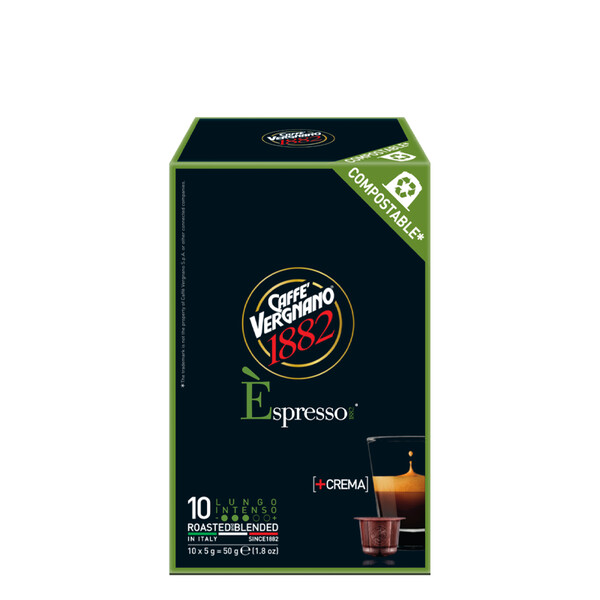 Vergnano Espresso Lungo Intenso 10 NCC capsules, large
