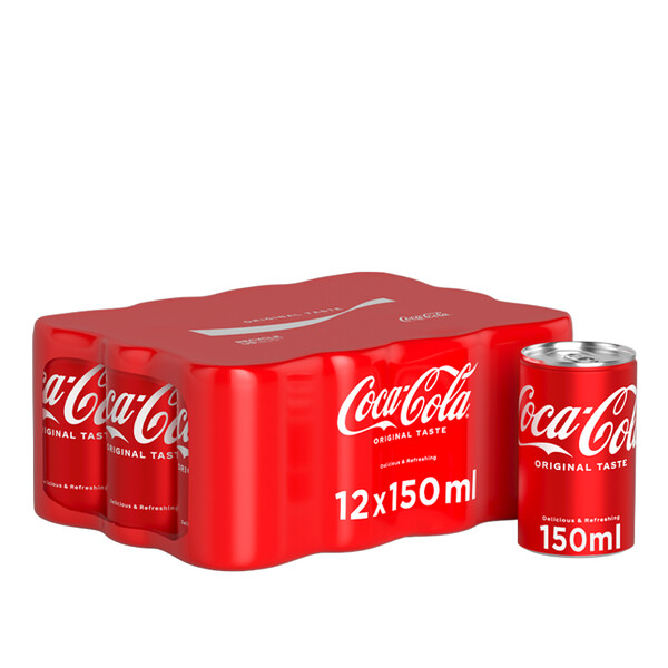 Coca-Cola classic 12 x 0.15l canette, large