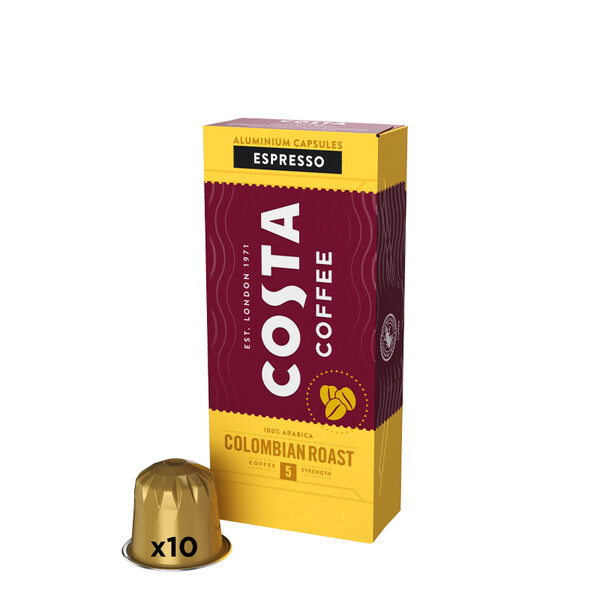 Costa Coffee Colombia Roast Espresso x10 NCC capsules, large
